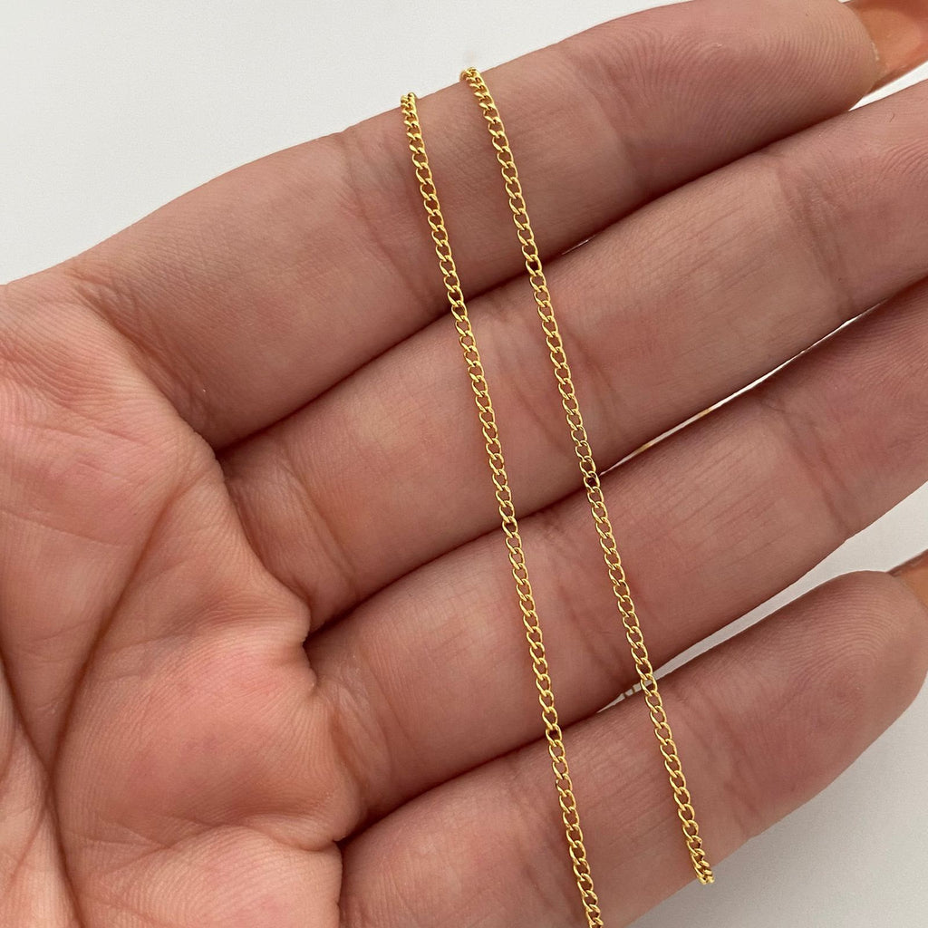 Cadena It Cubana Oro amarillo 18k 2,05 Gr / 1,5 mm / 60 Cm