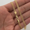 Cadena China Espejo doble carril Oro amarillo 18k +1 / 4,75 Gr / 3,6 mm / 45 Cm