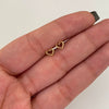 Topos Corazon Silueta Oro amarillo 18k 0,45 Gr / 5,3 mm