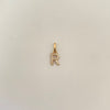 Dije letra R casting Oro amarillo 18k 0,55 Gr / 1,5 Cm