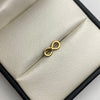 Herraje infinito Oro amarillo 18k 0,3 Gr / 1,3 Cm