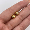 Topos bola lisa 7mm Oro amarillo 18k 0,8 Gr