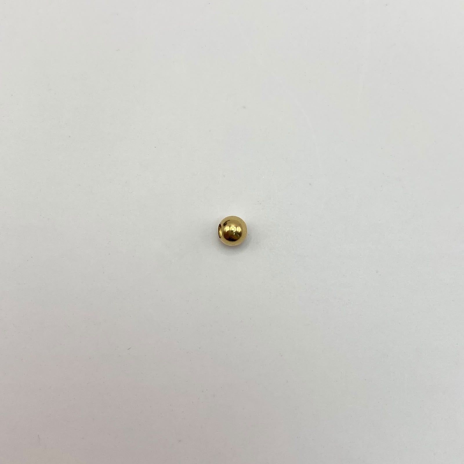 Bola Lisa 4mm Oro amarillo 18k 0,1 Gr