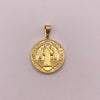 Dije San benito Oro amarillo 18k 4 Gr / 25,4 mm / 3,6 Cm