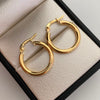 Candonga Lisa Oro amarillo 18k 1,65 Gr / 2,1 Cm