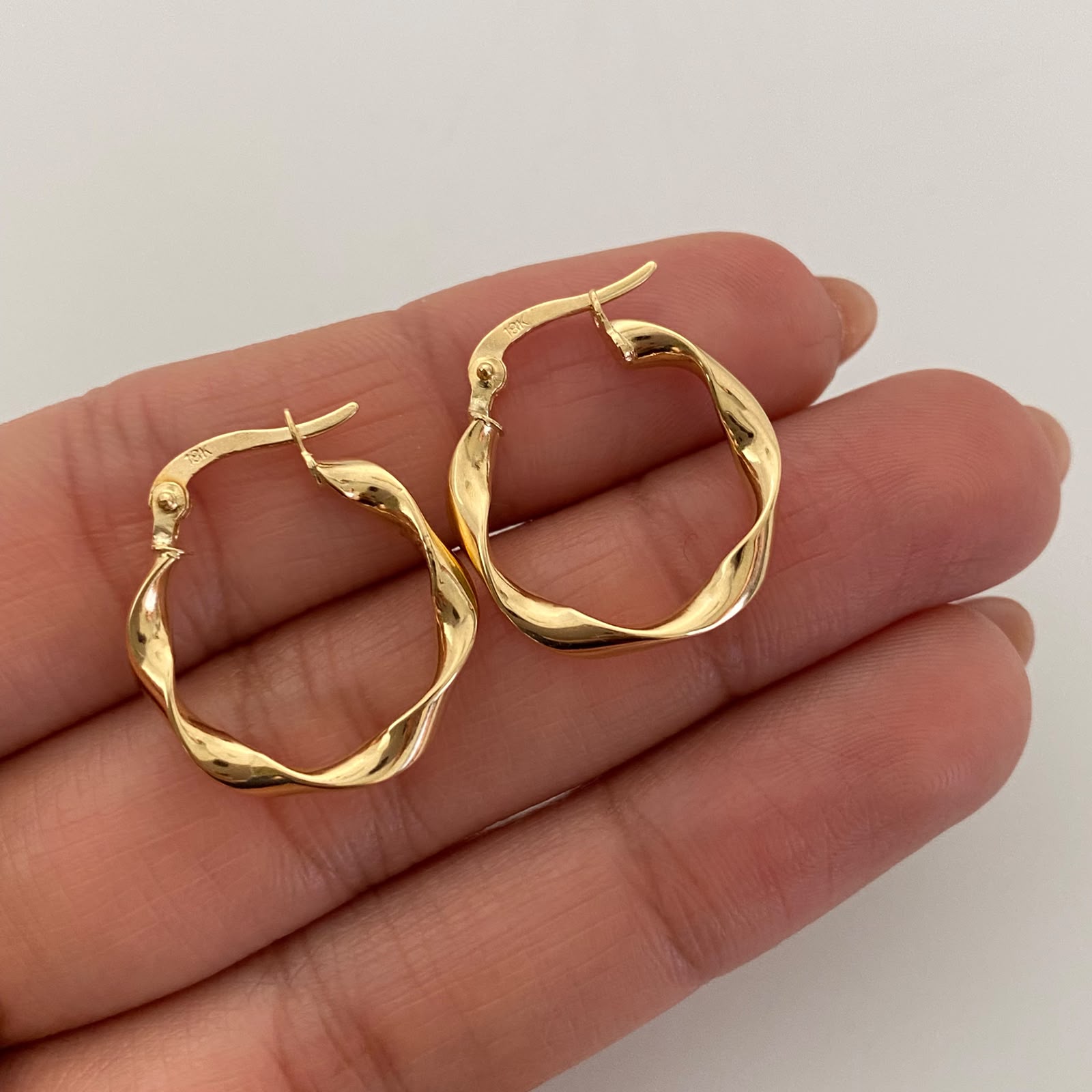 Candonga Entorchada Oro amarillo 18k 1,5 Gr / 2 Cm