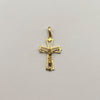 Dije Cruz Cristo Oro amarillo 18k 1,5 Gr / 14,6 mm / 2,7 Cm