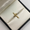 Herraje cruz cristo Oro amarillo 18k 0,45 Gr / 2,5 Cm