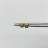 Topos Mini libelula Oro amarillo 18k 0,45 Gr / 5 mm