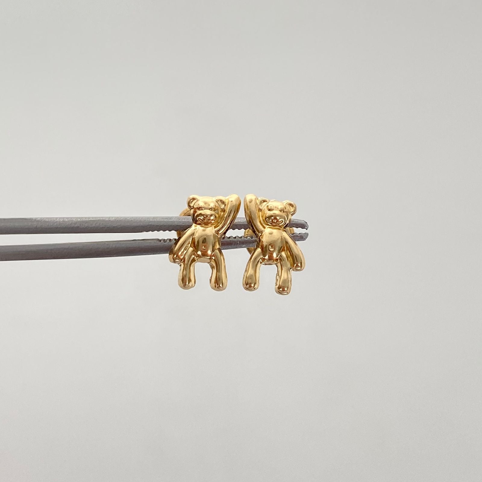 Topos oso mano alzada  Oro amarillo 18k 0,7 Gr / 3,88 mm