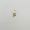 Dije Letra F Casting  Oro amarillo 0,4 Gr / 5,21 mm / 1 Cm