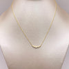 Cadena It Aro seguido dije fila circones Oro amarillo 18k 1,9 Gr / 0,7 mm / 45 Cm
