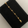 Pulso Denario Bola Diamantada 5mm Oro amarillo 18k 3,90 Gr / 3,5 mm / 18 Cm Broche 0,60
