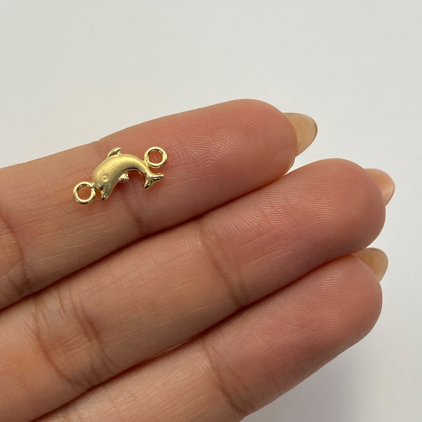 Herraje Delfin Oro amarillo 18k 0,3 Gr / 1,4 Cm