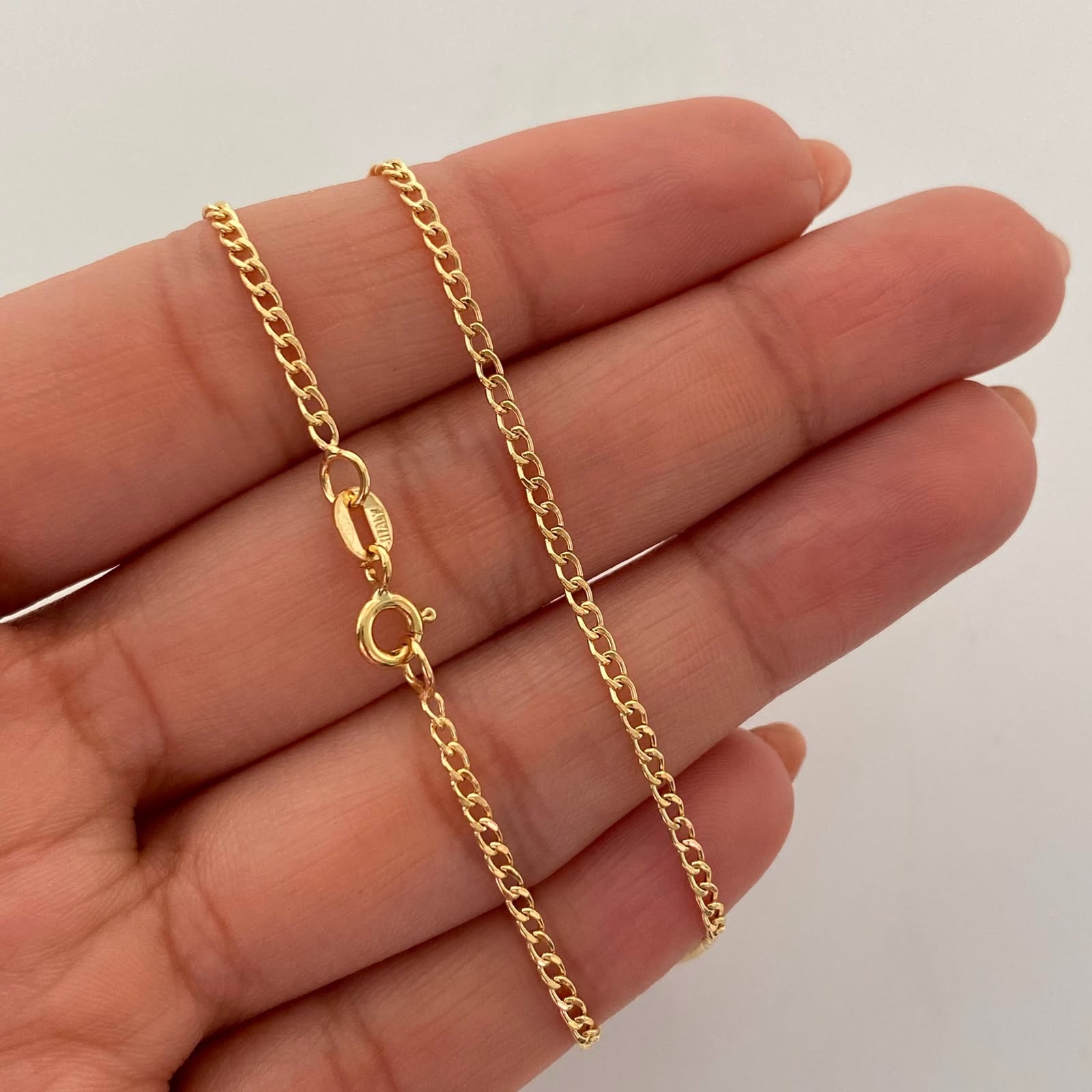Cadena It Cubana Oro amarillo 18k 2,3 Gr / 1,8 mm / 50 Cm