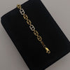 Pulso It Eslabon con circones blancos Oro amarillo 18k 6,55 Gr / 5,8 mm / 18,5 Cm