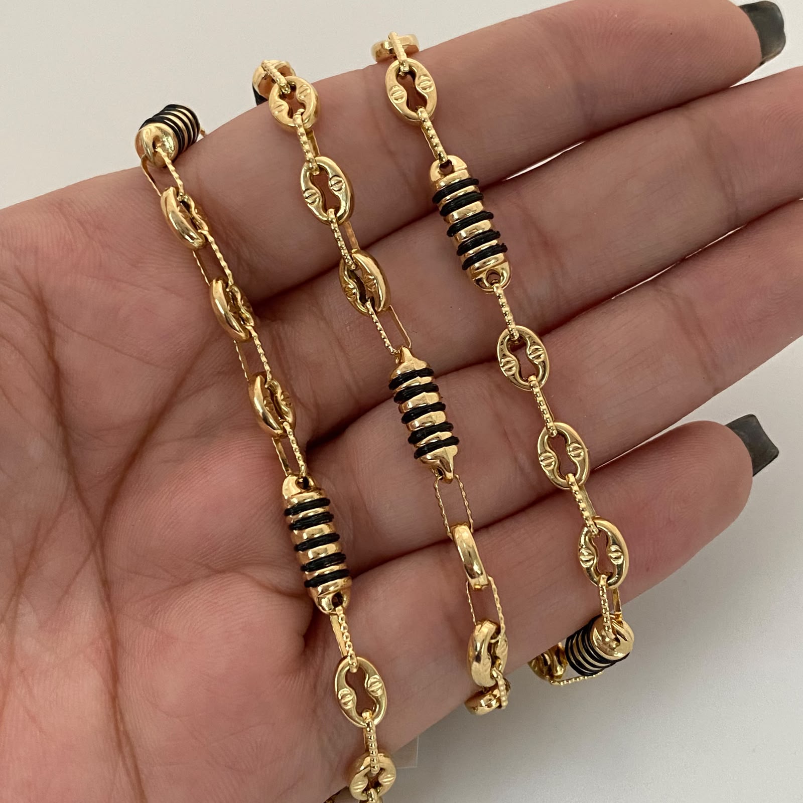 Cadena Rustica Gc Oro amarillo 18k 15,75 Gr / 9,8 mm / 60 Cm Broche 0,60