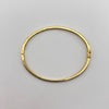 Aro Circones blancos Oro amarillo 18k 8,3 Gr / 2,8 mm / 18 Cm