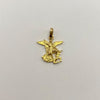 Dije San miguel arcangel silueta Oro amarillo 18k 2,8 Gr / 17,9 mm / 3,6 Cm