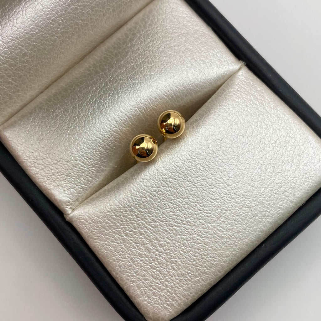 Topos Bola lisa 5mm Oro amarillo 18k 0,55 Gr