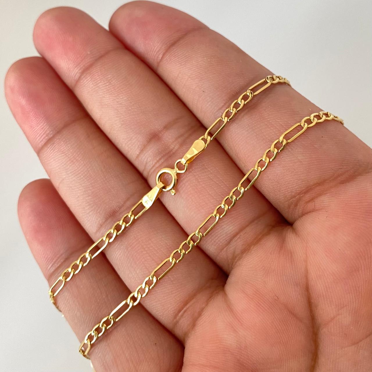 Cadena It 3x1 Oro amarillo 18k 3,1 Gr / 2,4 mm / 60 Cm