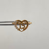 Anillo 15 Corazon Oro amarillo 18k / Talla 7 1/4 / 2,35 Gr