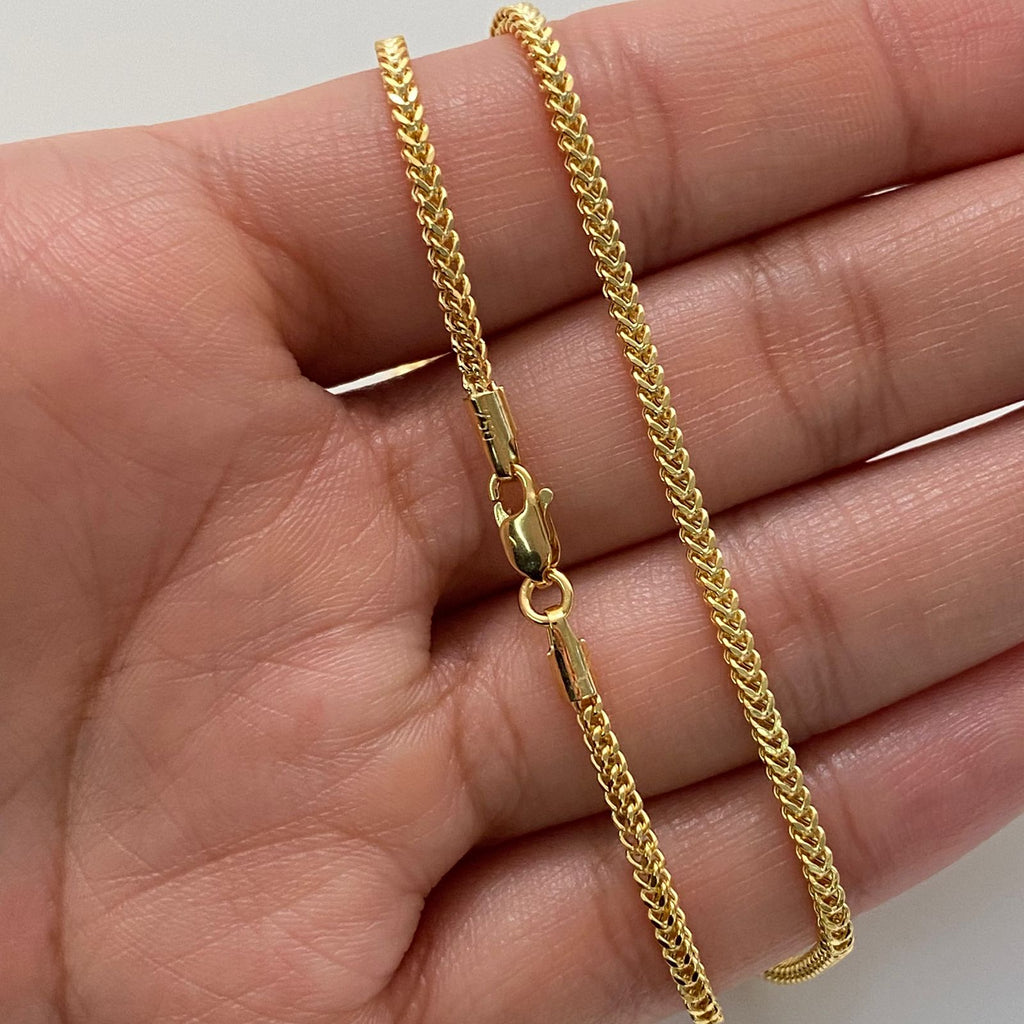 Cadena It Franco Oro amarillo 18k +1 / 6,65 Gr / 2,3 mm / 60 Cm