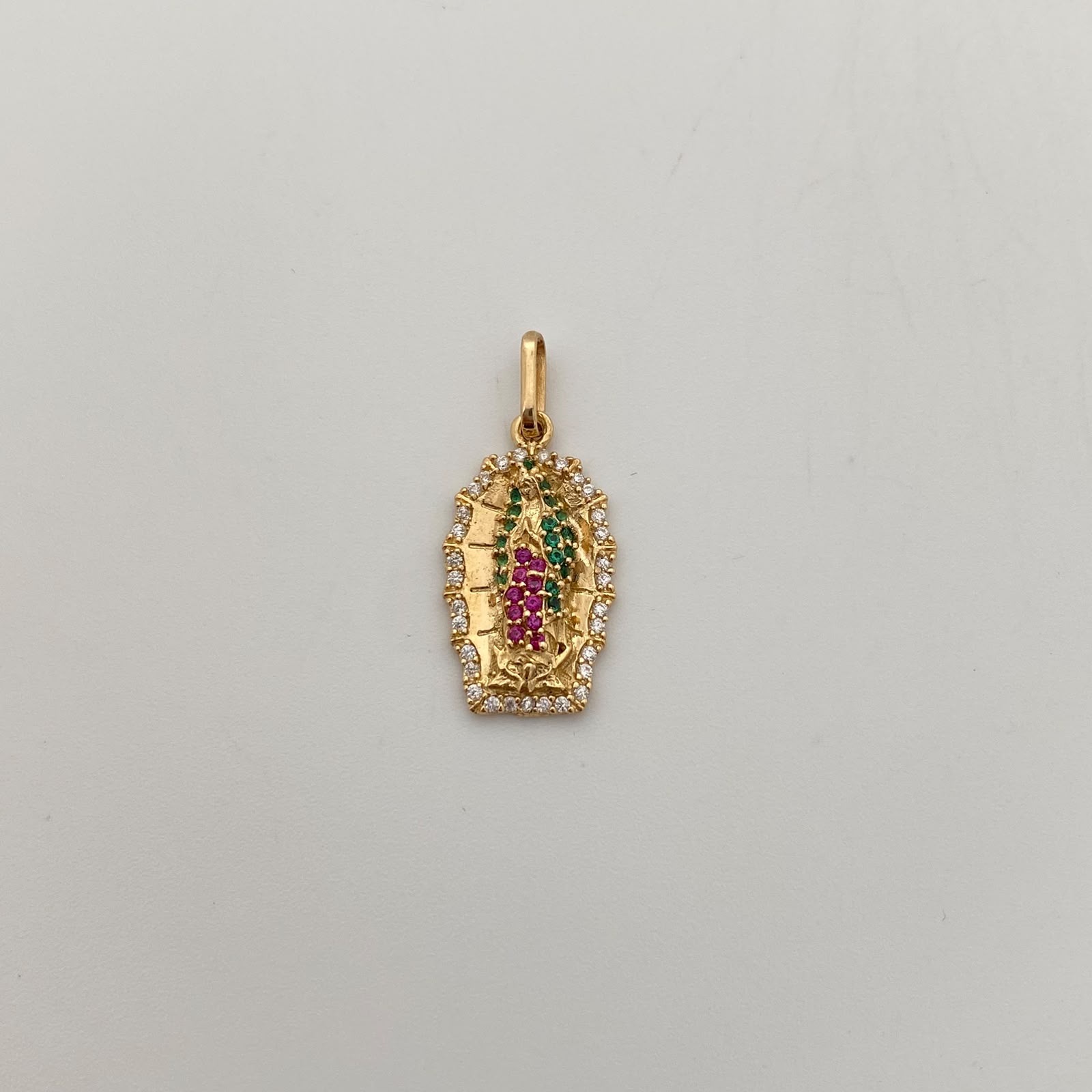 Dije Virgen de Guadalupe Casting Silueta Oro amarillo 18k 1,85 Gr / 11,5 mm / 2,5 Cm
