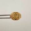Anillo Troquel Ancla Oro amarillo 18k / Talla 9 1/4 / 3,25 Gr / 4,2 mm