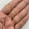 Cadena It Mini Lazo Oro amarillo 18k +1 / 0,85 Gr / 1,1 mm / 40 Cm