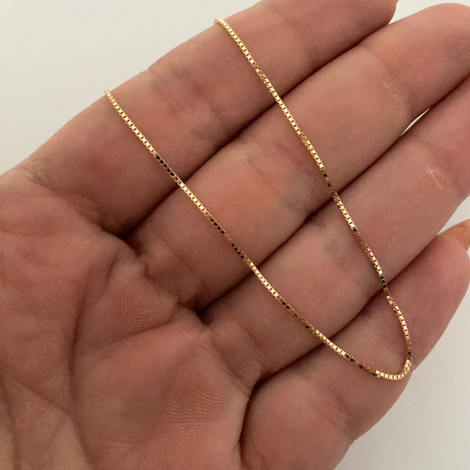 Cadena It veneciana  Oro amarillo 18k +1 / 2,3 Gr / 0,4 mm / 50 Cm
