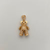 Dije Oso Articulado Moño Casting Oro amarillo 18k 4,45 Gr / 13,1 mm / 2,8 Cm