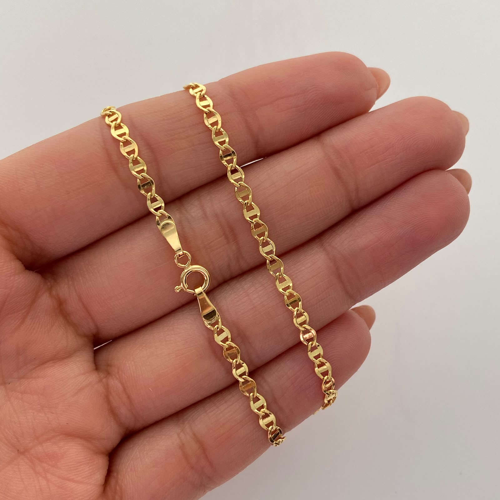 Cadena It Escalera Plana Oro amarillo 18k 2,7 Gr / 2,9 mm / 50 Cm