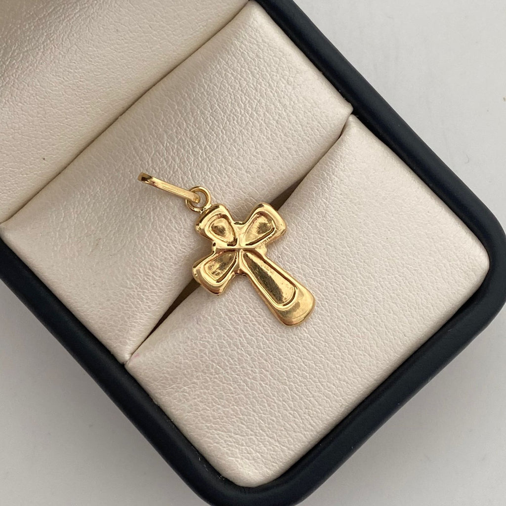 Dije cruz  Oro amarillo 18k 0,9 Gr / 4,55 mm / 2,6 Cm