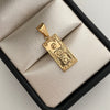 Dije Dollar Oro amarillo 18k 1,15 Gr / 9,4 mm / 2,8 Cm
