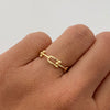 Anillo It cajon  Oro amarillo 18k / Talla 5 3/4 / +3 / 1,2 Gr