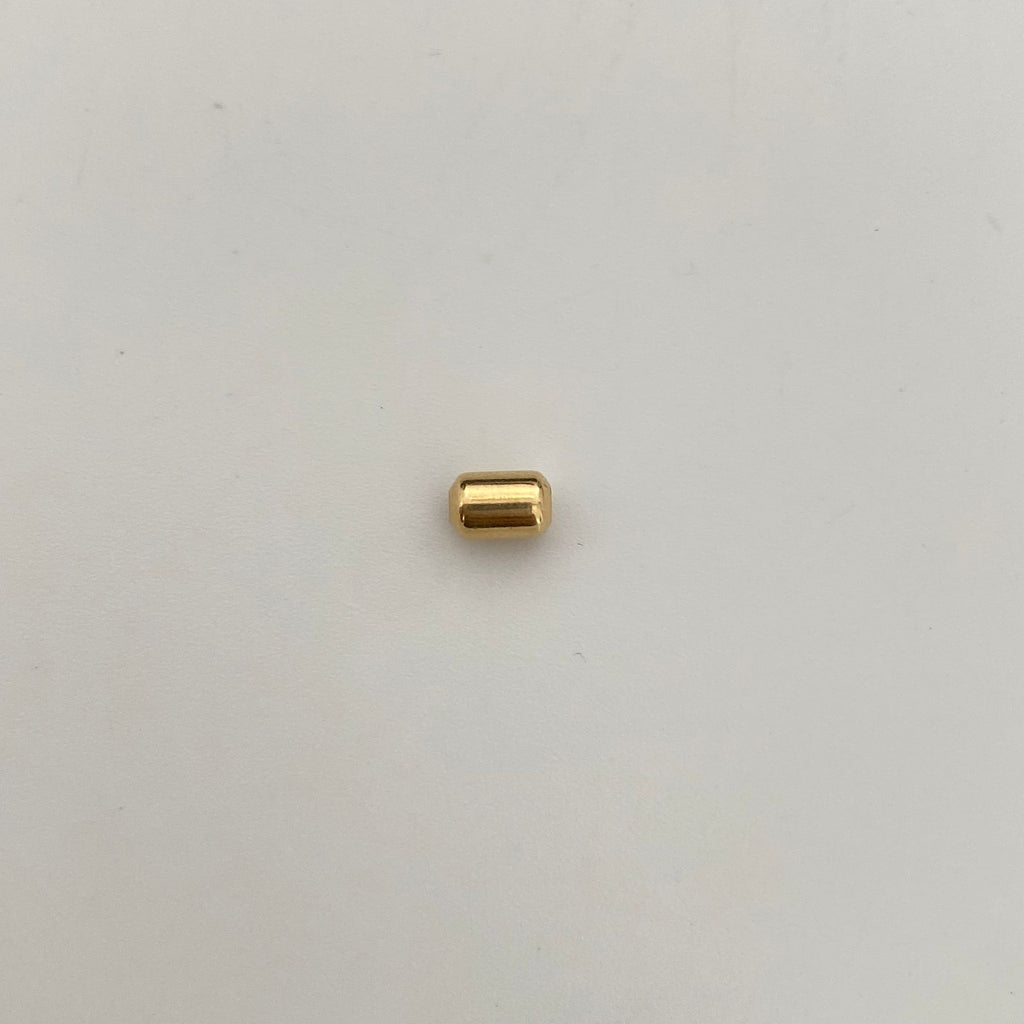 Herraje cilindro liso Oro amarillo +1 / 1,15 Gr / 0,5 cm