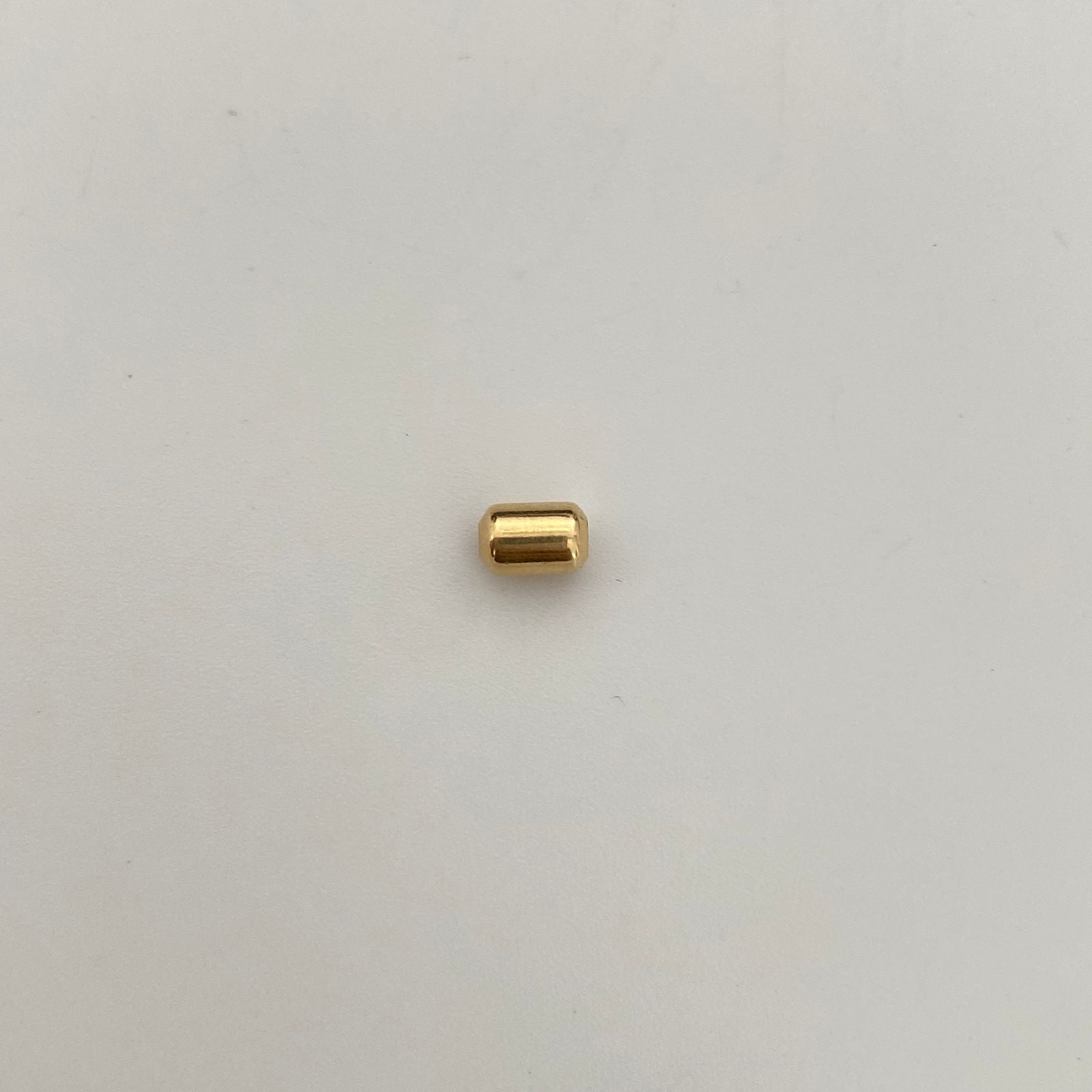 Herraje Cilindro liso Oro amarillo 18k 0,15 Gr / 4 Cm