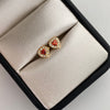 Topos Corazcon Casting Naranja Oro amarillo 18k 0,9 Gr / 6,2 mm
