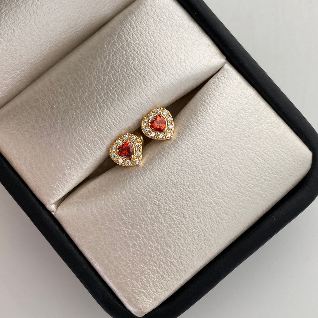 Topos Corazcon Casting Naranja Oro amarillo 18k 0,9 Gr / 6,2 mm