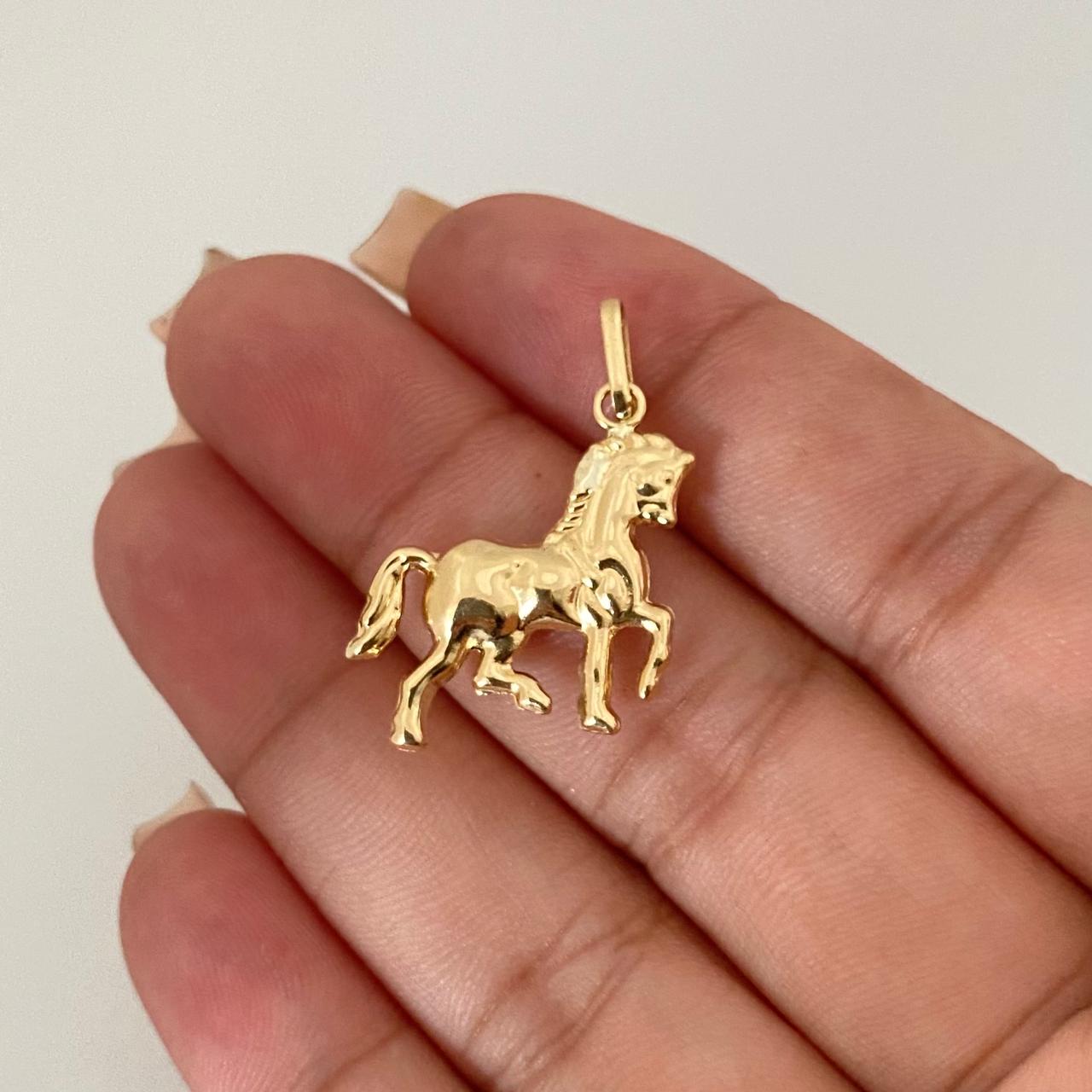 Dije caballo Oro amarillo 18k 1,7 Gr / 2,7 Cm