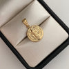 Dije San Benito Oro amarillo 18k 0,95 Gr / 14,1 mm / 2,3 Cm