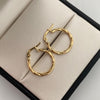 Candonga Entorchada Oro amarillo 18k 1,25 Gr / 2 Cm