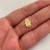 Herraje Virgen de Guadalupe Silueta Oro amarillo 18k 0,45 Gr / 1,4 Cm