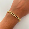 Pulso It Cubana Oro amarillo 18k +1 / 6,4 Gr / 6,3 mm / 20,7 Cm