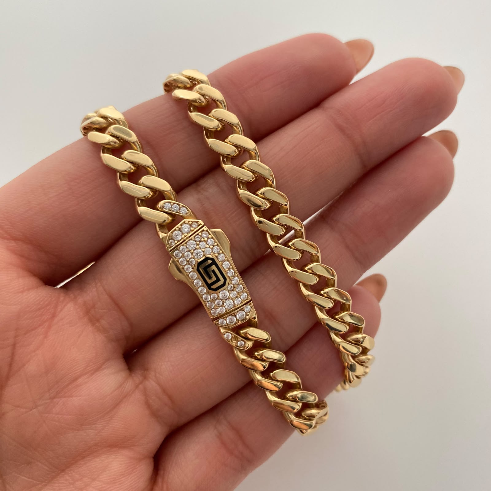 Cadena It Cubana Monch Casting Oro amarillo 18k +6 / 32,8 Gr / 7,1 mm / 60 Cm