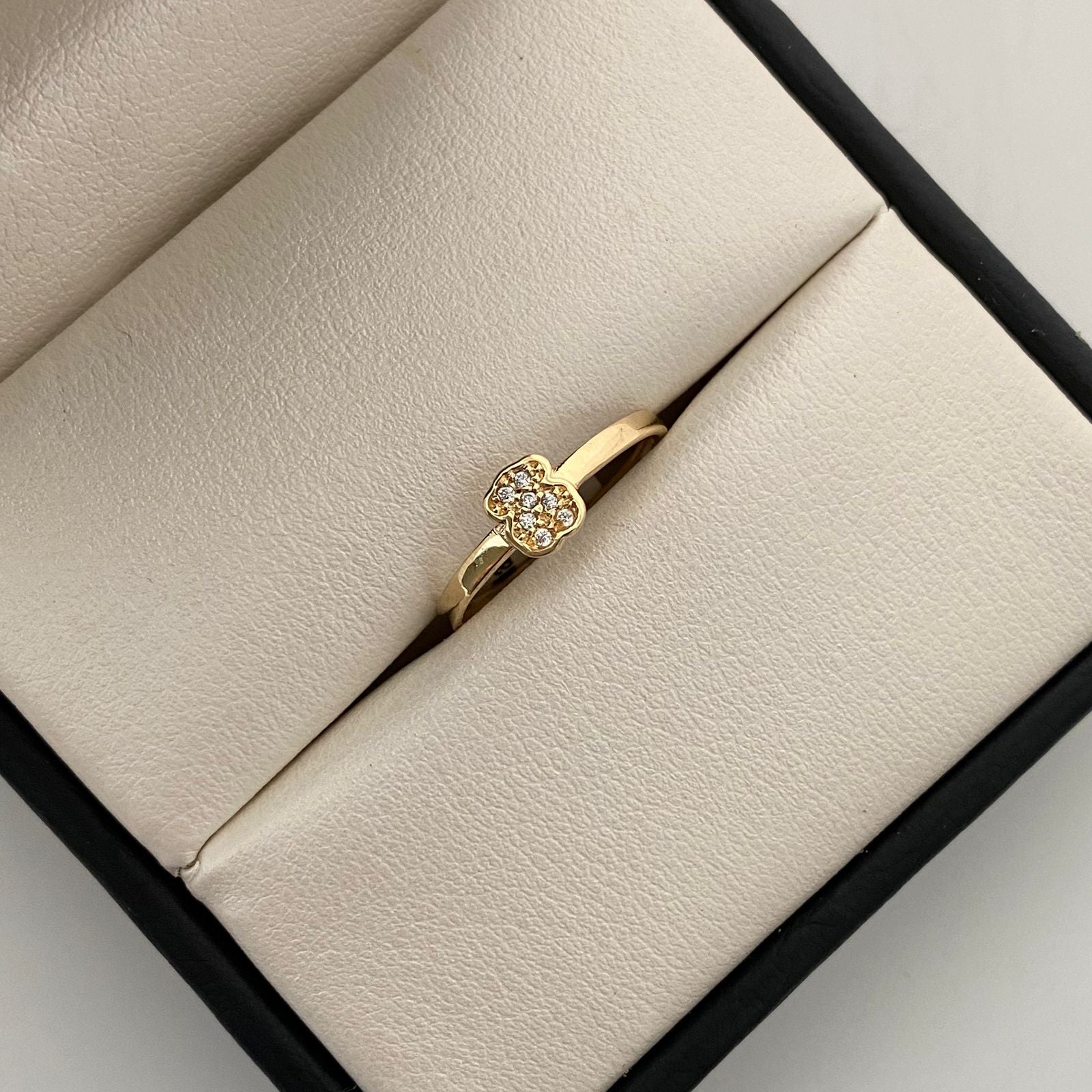 Anillo Oso Th Casting Oro amarillo 18k / Talla 6 1/2 / 1,55 Gr / 1,7 mm