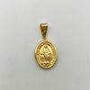 Dije virgen milagrosa Oro amarillo 18k 1,35 Gr / 14,6 mm / 3 Cm