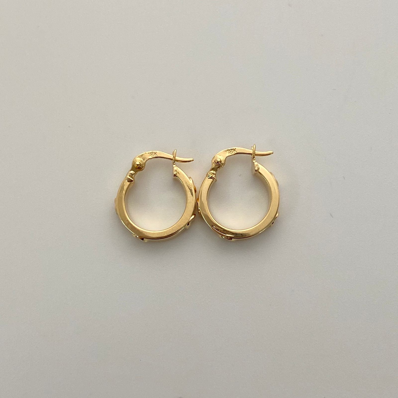 Candonga sello Oro amarillo 18k 1,7 Gr / 1,5 Cm
