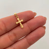Dije Cruz Cristo Oro amarillo 18k 0,35 Gr / 9,6 mm / 2 Cm